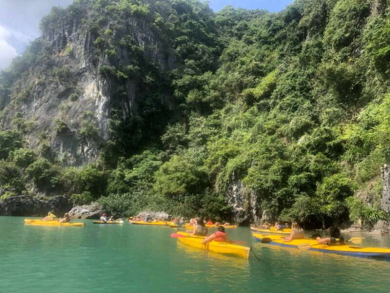 2Days Tour : Lan Ha Bay - Cat Ba Island - Caves - Kayaking - Morning Activities