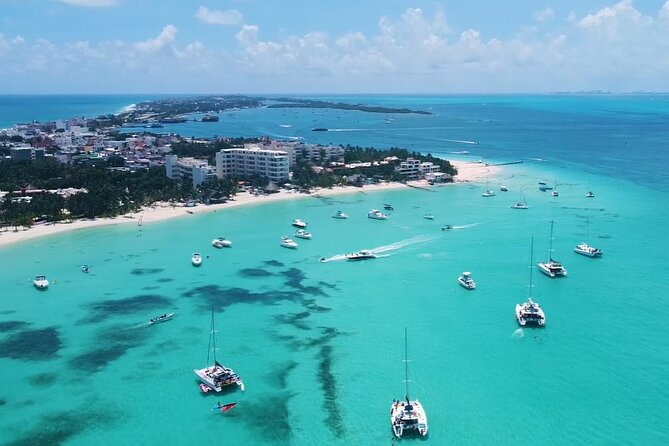 2x1 Tour: Contoy Island, Mujeres Island, Open Bar, Lunch and Transfers - Transportation and Transfers