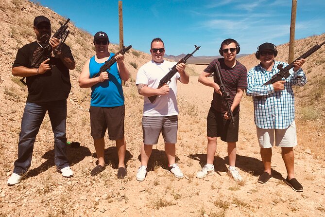 3 Gun Desert Machine Gun Shooting Adventure - Getting to the Experience