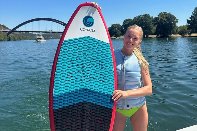 3 Hour Boat Charter With Wake Surfing in Lake Austin - Included Amenities and Equipment