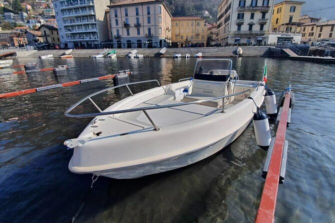 3 Hour Boat Rental Without License 40hp Engine on Lake Como - Boat Specifications