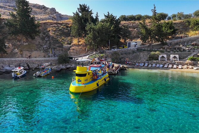3-hour Guided Submarine Tour in Saint Pauls Bay, Lindos and Navarone Bay - Experienced Sailors and Captain
