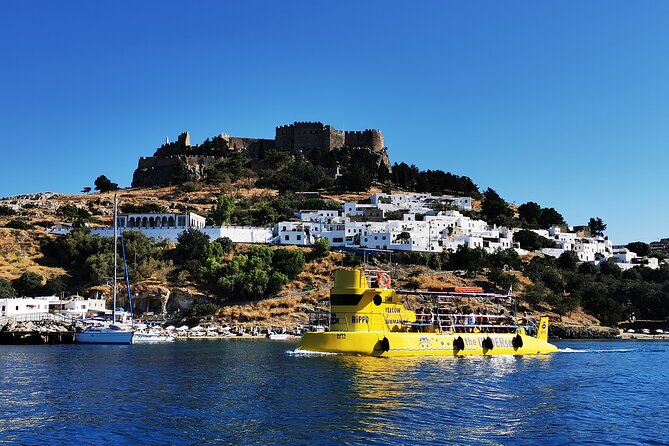 3-hour Guided Submarine Tour in Saint Pauls Bay, Lindos and Navarone Bay - Refreshments and Beverages