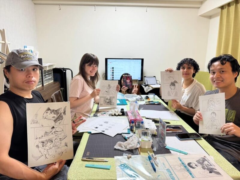 3-Hour Manga Drawing Workshop in Tokyo - Workshop Fees and Booking Information