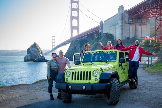 3-Hour Private Group San Francisco Open Top Jeep Tour - See Over 8 Key Sights