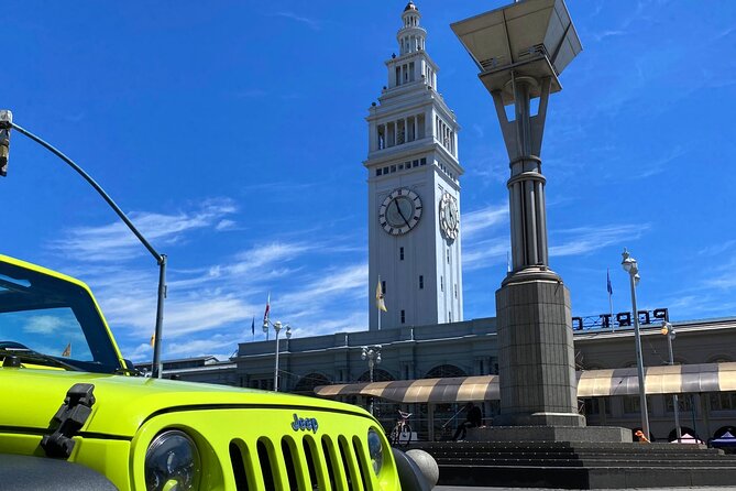 3-Hour Private Group San Francisco Open Top Jeep Tour - Private Jeep for Small Groups