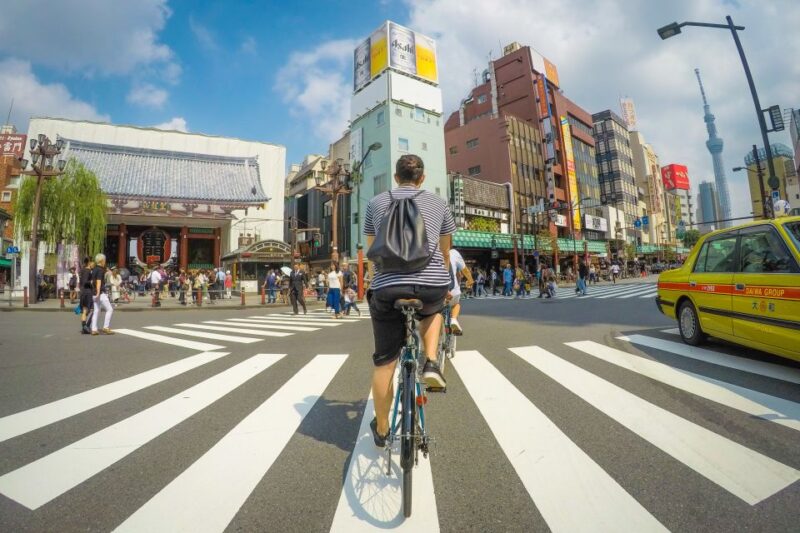 3-Hour Tokyo City Highlights Sunset Bike Tour - Tour Highlights