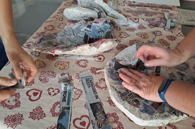 3 Hours Art Creation: Papier-mâché in the Studio in Pietrasanta - Completing Your Papier-mâché Masterpiece