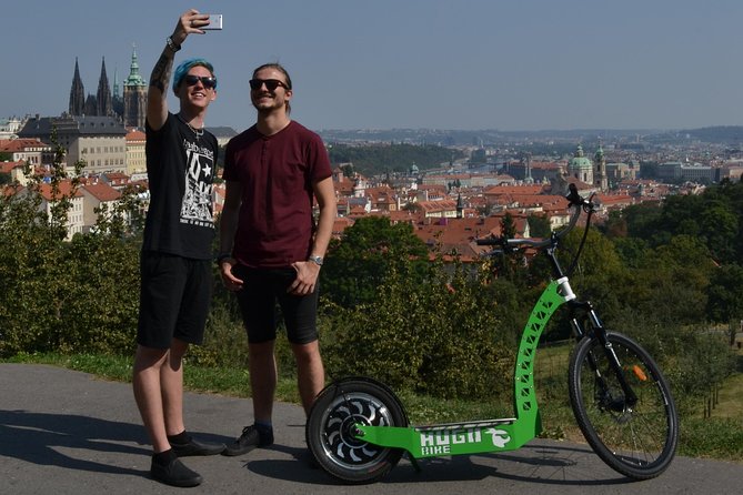 3 Hours Magnificent Tour by E-scooter Hugobike - Crossing Charles Bridge