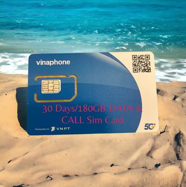 30 Days/180gb Data and Call SIM Card - Internet Connectivity