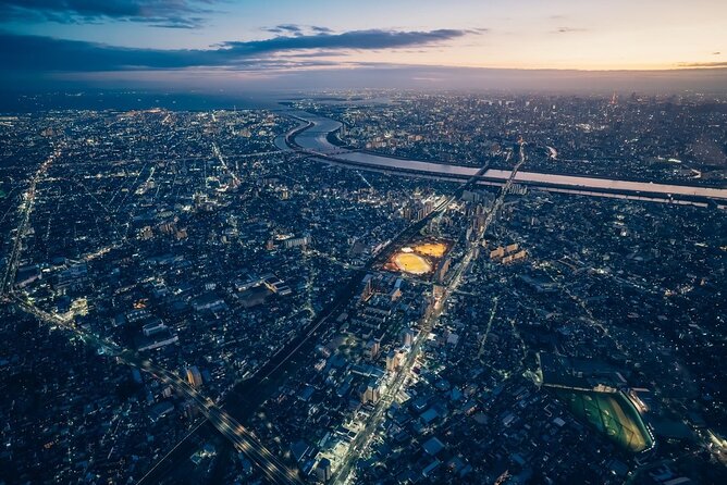 [Input TEXT TRANSLATED INTO English]:30 Mins 5paxTokyo Central Sunset & City Lights Cruising Flight - Key Points