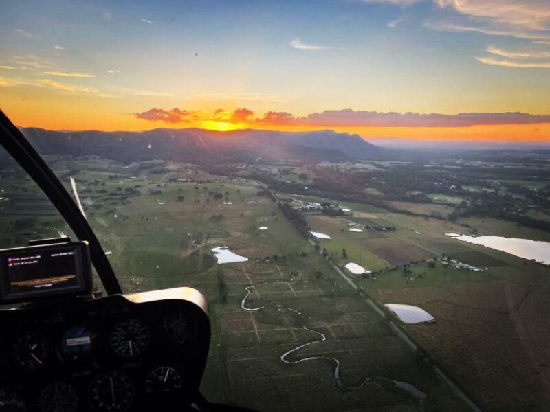 30 Minute Helicopter Scenic Flight Hunter Valley - Aerial Views