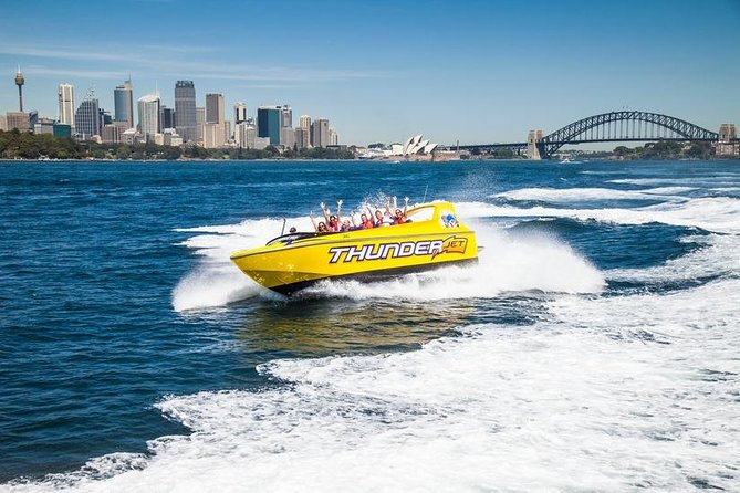 30-Minute Sydney Harbour Jet Boat Ride on Thunder Twist - Duration and Group Size