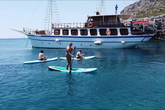 30M Wooden Traditional Boat - 6.5 Hours Day Cruise in Rhodes - On-board Amenities