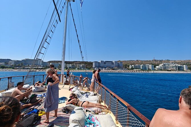 30M Wooden Traditional Boat - 6.5 Hours Day Cruise in Rhodes - Meeting and End Point
