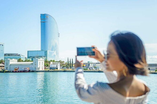 360° Barcelona E-Bike Tour, Montjuic Cable Car and Boat Cruise - Key Points
