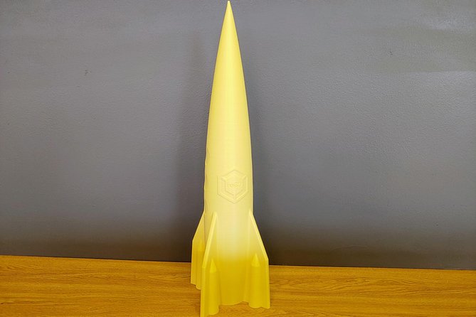 3D Printer Factory Tour Plus 2 Ft Tall Rocket! - Key Points