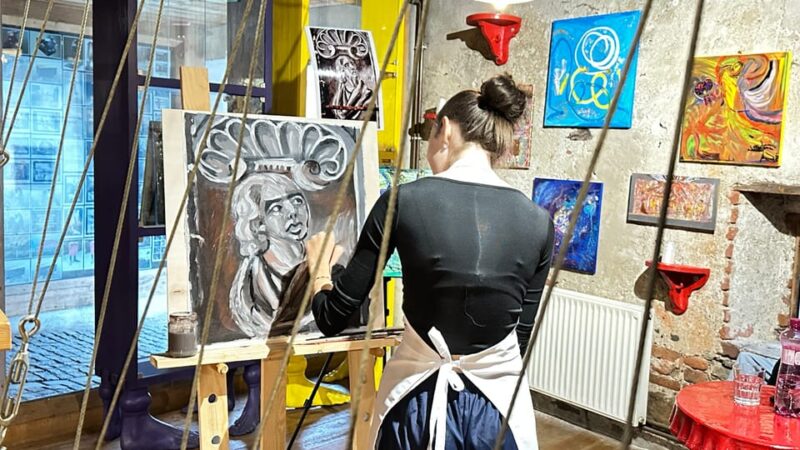 3h Art Workshop in St. Jost Attic in Heart of Krumlov - Color Psychology