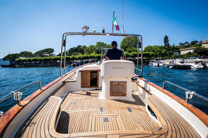 3H Private Cruise on a Beautiful Wooden Speedboat on Lake Como - Departure and Return Information