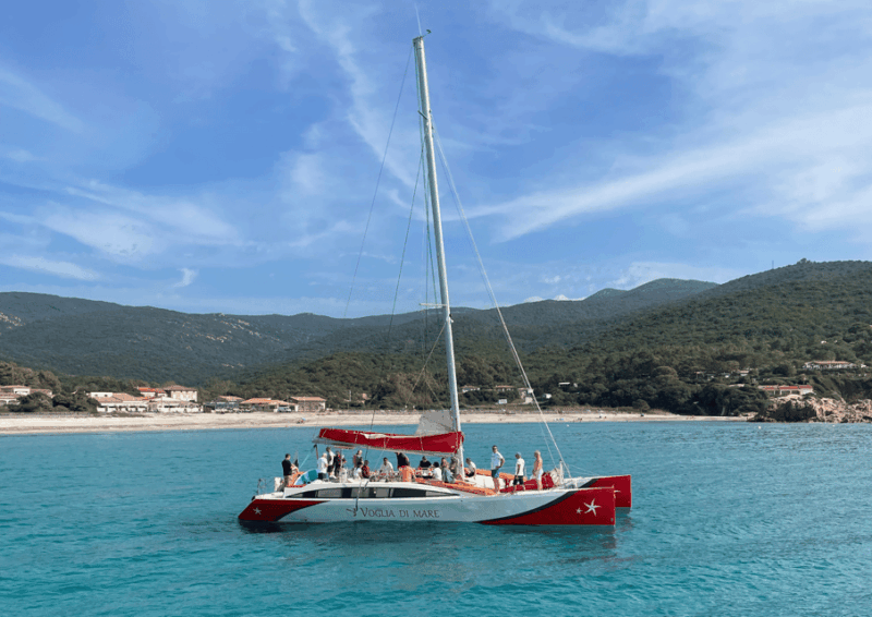 3H30 Explore the South Shore of the Bay of Ajaccio Catamaran - Itinerary Highlights