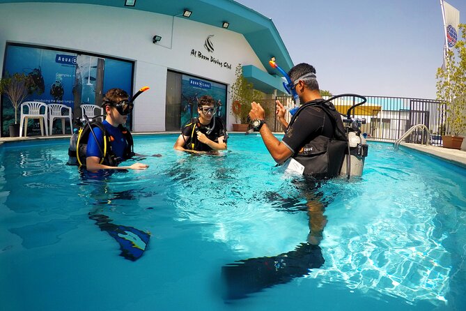4 Day Certified PADI Open Water Scuba Diver in Dubai - Included Amenities