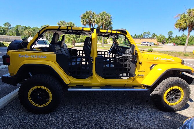 4-Door Convertible Jeep Rental in Orange Beach - Explore Orange Beach in Style