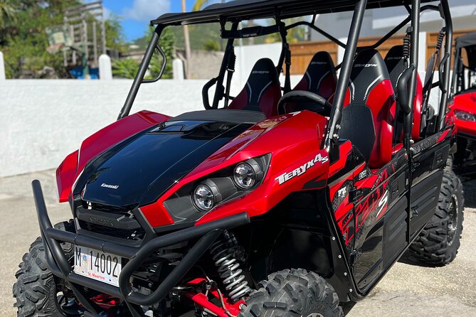 4 HOUR Guided UTV/ Side by Side Tour of Sint Maarten/ St. Martin - Pickup and Check-In