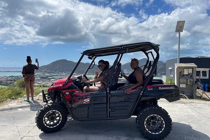 4 HOUR Guided UTV/ Side by Side Tour of Sint Maarten/ St. Martin - Maximum Group Size