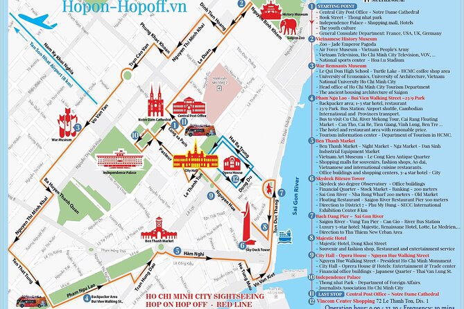4 Hour Ho Chi Minh City Tour Hop on Hop off Bus - Exploring the City