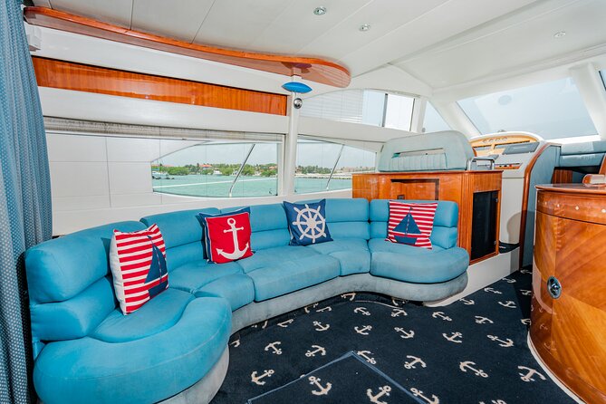 4-Hour Private 50 Azimut Yacht Tour With Food, Open Bar & Snorkeling - Accessibility and Age Requirements