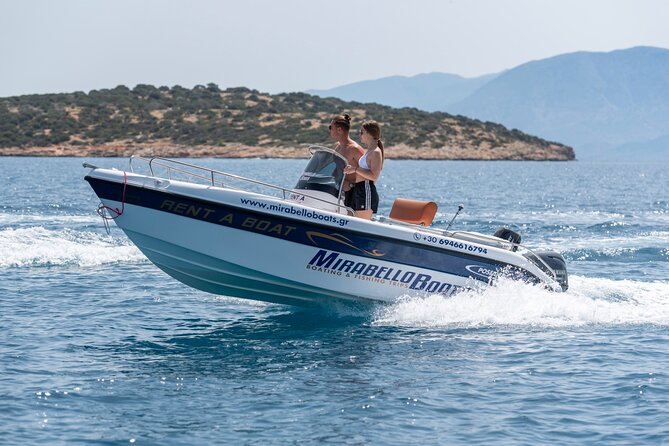 4-Hour Private Boat Rental Without Skipper at Agios Nikolaos - Explore the Coast of Crete