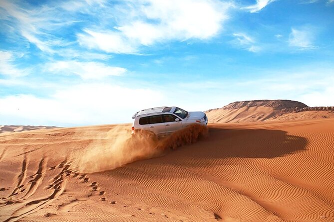 4 Hrs Safari Dune Bashing, Camel Ride,Inland Sea, Pickup Service. - Transportation Amenities