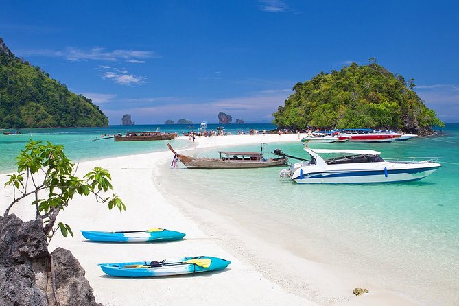 4 Islands Full-Day Tour From Krabi With Tub, Chicken, Poda Island & Phra Nang - Pickup and Departure
