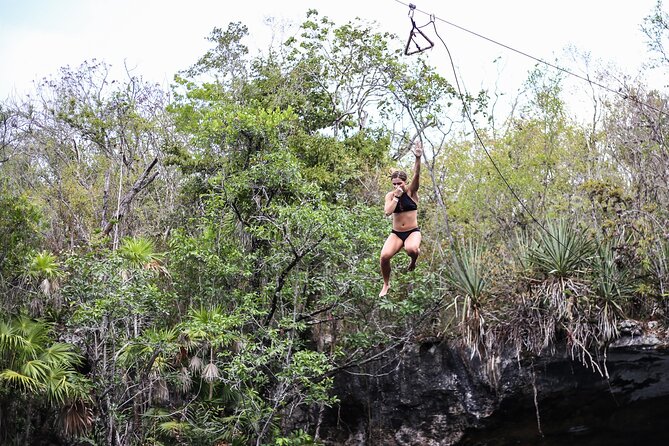 4 Private Cenotes, Zip-Lines, Canoes & Mayan Village With Delicious Lunch - Zip-Lining and Cenotes