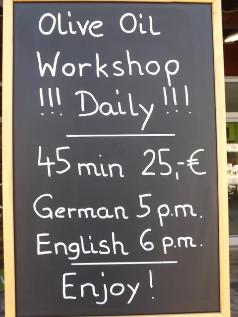 45 Min. Olive Oil Workshop in Kriopigi - Halkidiki. - Olive Oil Tasting Experience