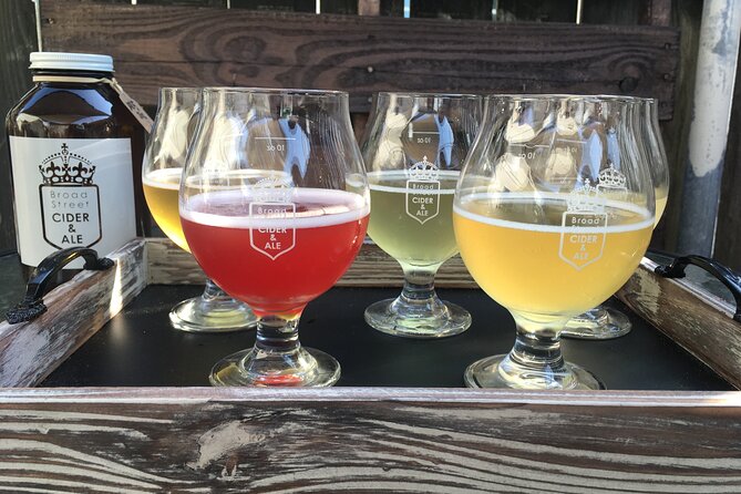 45-Minutes Small Group Craft Cider Tasting in New Orleans - Cider Sampling Menu