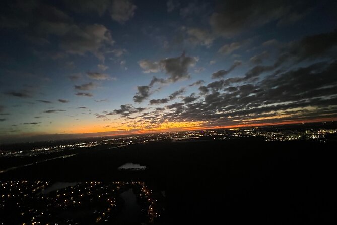48 Mile Night Heli Tour Downtown Orlando and All Lit Theme Parks - Key Points