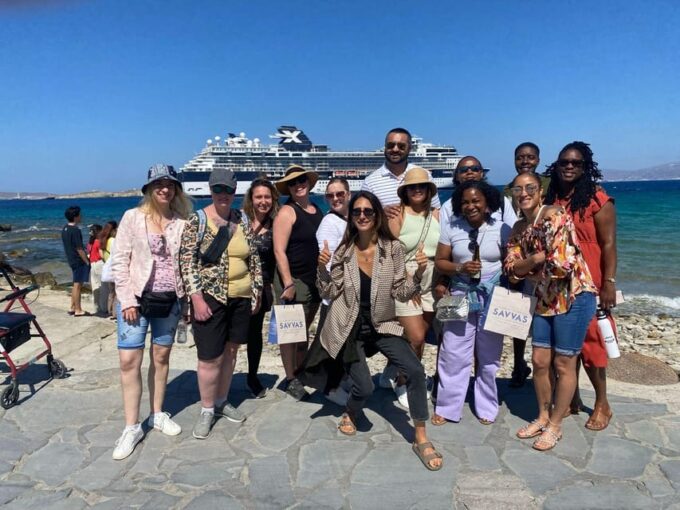4Hour Mykonos Adventure Walk Town & Minivan Countryside Tour - Transport Options