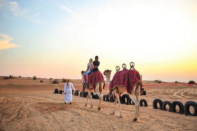 4x4 Dubai Desert Safari> Dune Bash, Camel Ride & BBQ - Dune Bashing Adventure