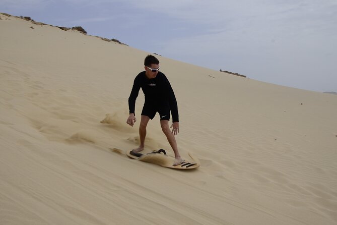 4x4 Tour - Sandboard, Shark & Green Turtles Bay, Snacks & Drinks - Sandboarding Adventure