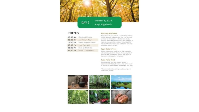 5-Day Luxury Wellness Retreat Tour in Tohoku, Japan - Destination and Accommodation