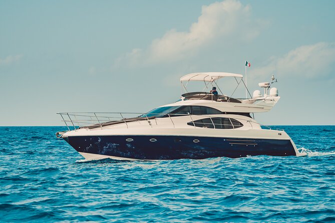 5-Hour 2-Stop Private 50 Azimut Yacht Tour With Food, Open Bar & Snorkeling - Snorkeling at Coral Reef