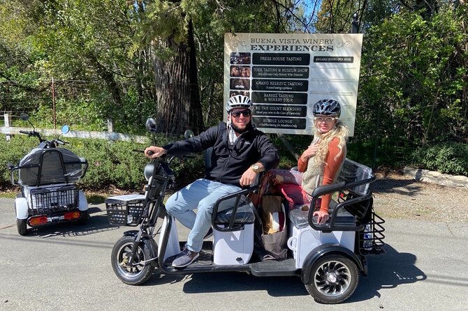 5-Hour Guided Wine Country Tour in Sonoma on an Electric Trike - Customizable Tours