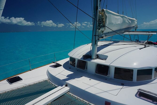 5-Hour Private 38 Luxury Catamaran 2-Stop Tour W/ Food, Open Bar & Snorkeling - Accessibility & Restrictions
