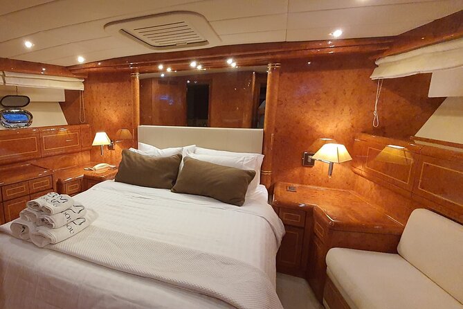 5 Hour Private Yacht Cruise in Delos Rhenia Mykonos Mangusta 72 - Snorkeling and Water Sports