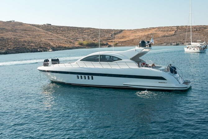 5 Hour Private Yacht Cruise in Delos Rhenia Mykonos Mangusta 72 - Entertainment and Catering