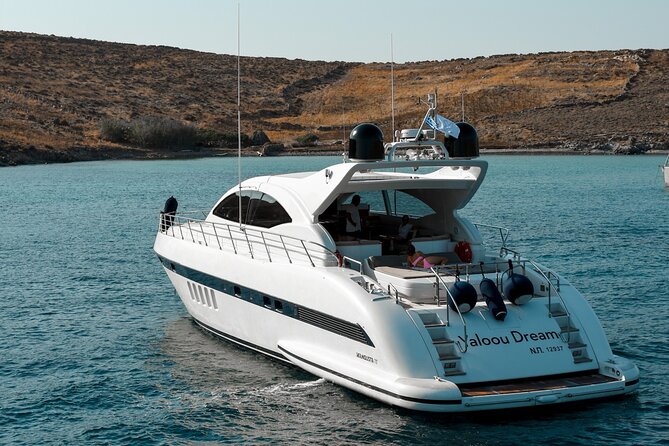 5 Hour Private Yacht Cruise in Delos Rhenia Mykonos Mangusta 72 - Photography and Videography
