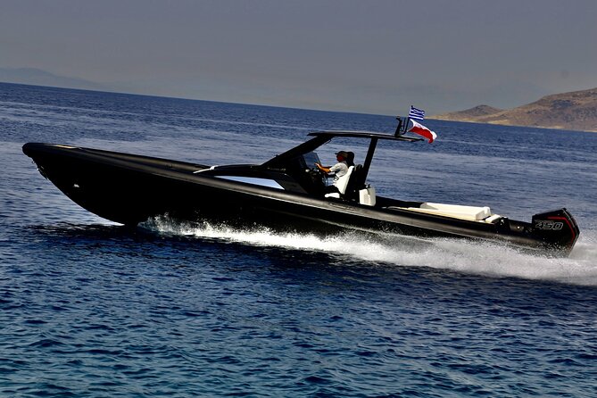 5 Hour Private Yacht Cruise in Delos Rhenia Technohull 40 Thunder - Private and Personalized Experience