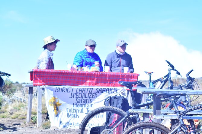 6-Days Mt. Kilimanjaro Bike Trek -With- BURIGI CHATO SAFARIS CO L.T.D - Excluded From the Package