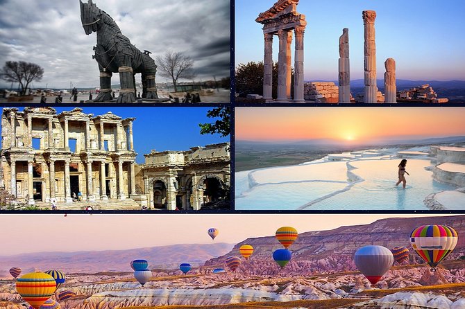 6 Days Turkey Tour Cappadocia, Ephesus, Pamukkale, Gallipoli, Troy Tour - Inclusions